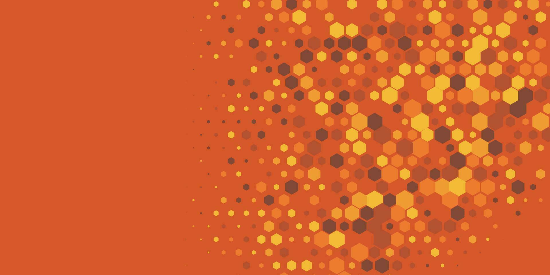 Geometric Multi size Hexagon with multi Color Background vector