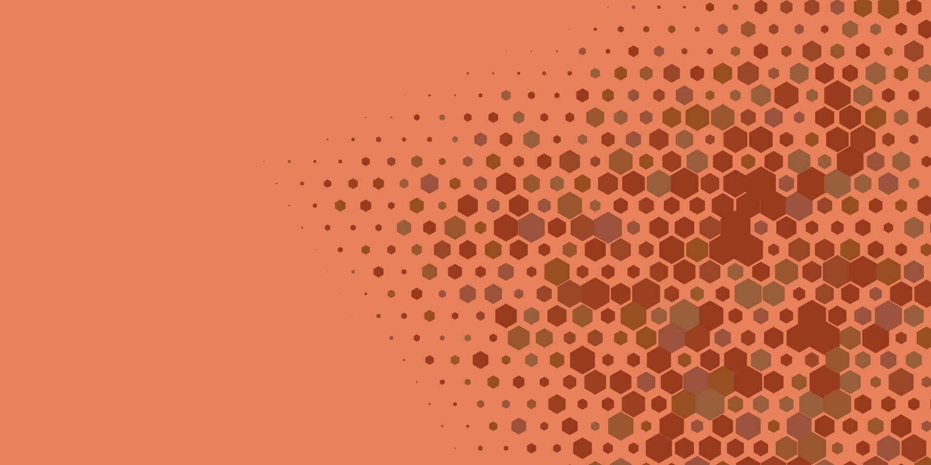 Geometric Multi size Hexagon with multi Color Background vector