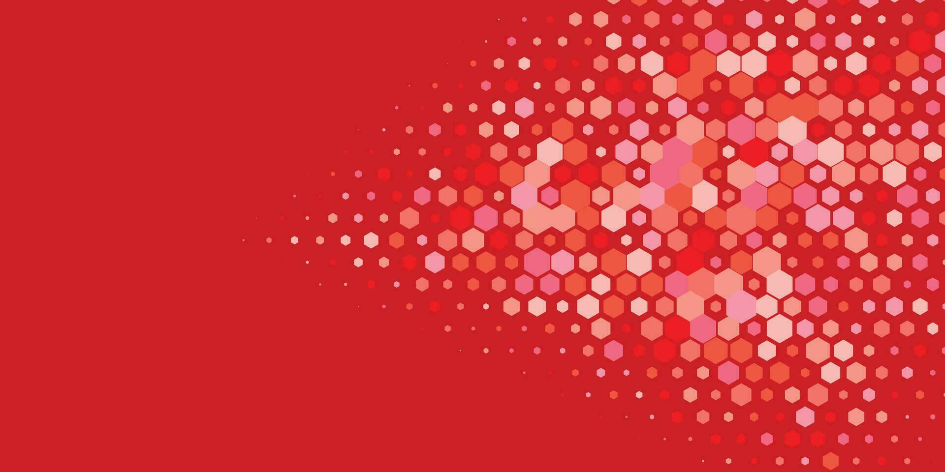 Geometric Multi size Hexagon with multi Color Background vector