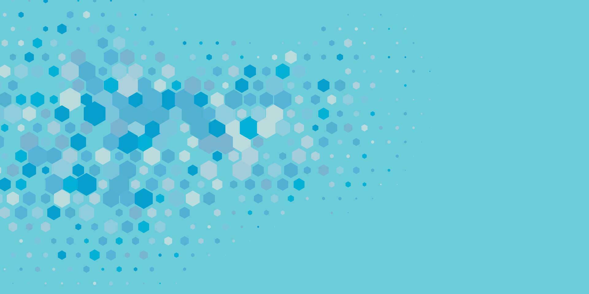 Geometric Multi size Hexagon with multi Color Background vector