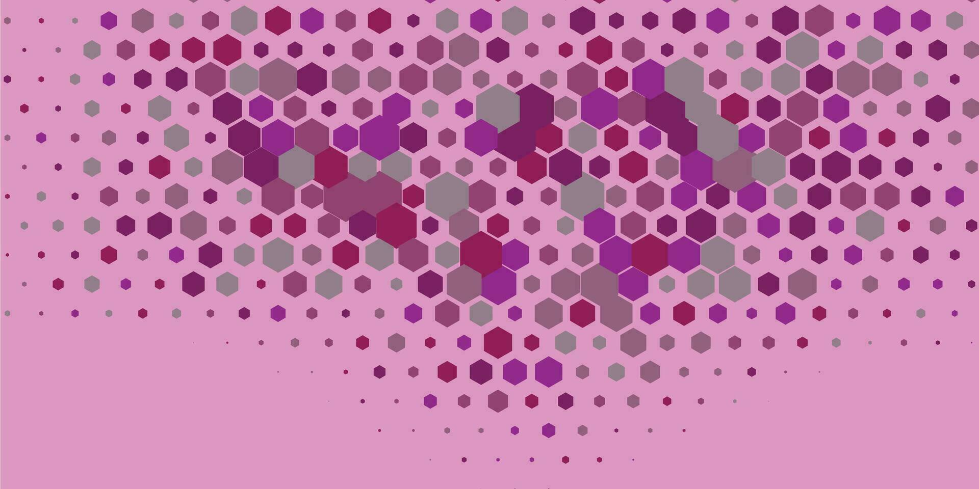 Geometric Multi size Hexagon with multi Color Background vector