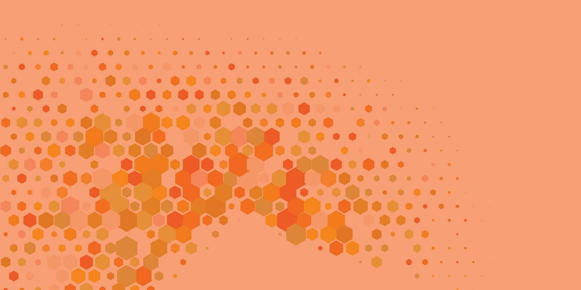 Geometric Multi size Hexagon with multi Color Background vector