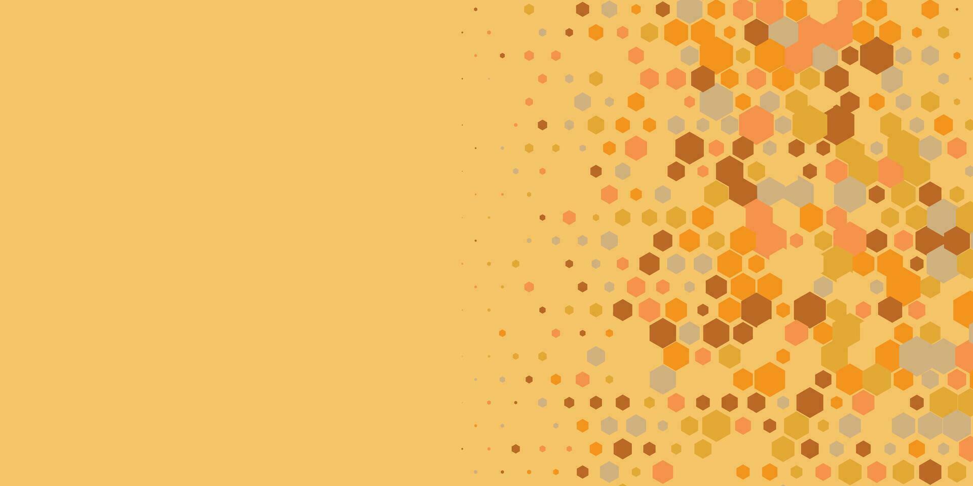 Geometric Multi size Hexagon with multi Color Background vector