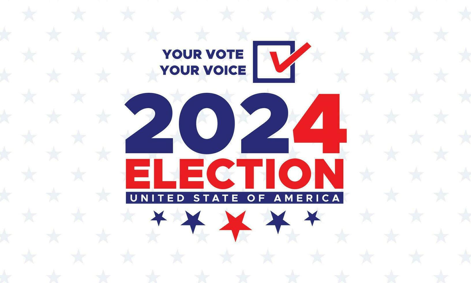 Vote 2024. Presidential election day in united states. Election 2024 USA. Political election campaign banner. background, post, Banner, card, poster design with Vote day November 5 US vector