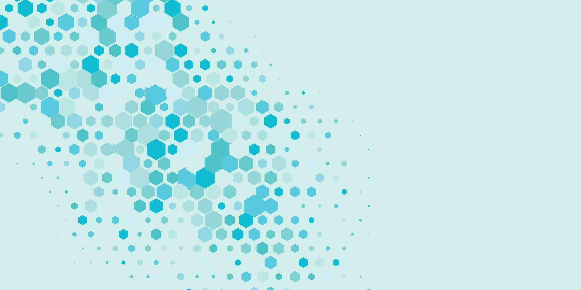 Geometric Multi size Hexagon with multi Color Background vector