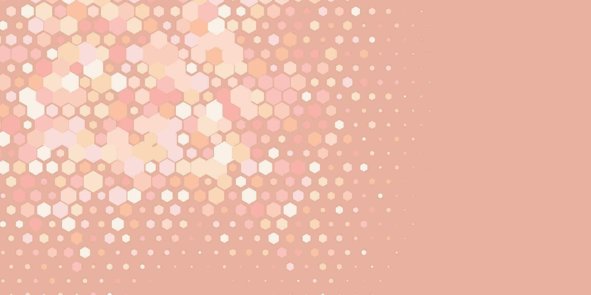 Geometric Multi size Hexagon with multi Color Background vector