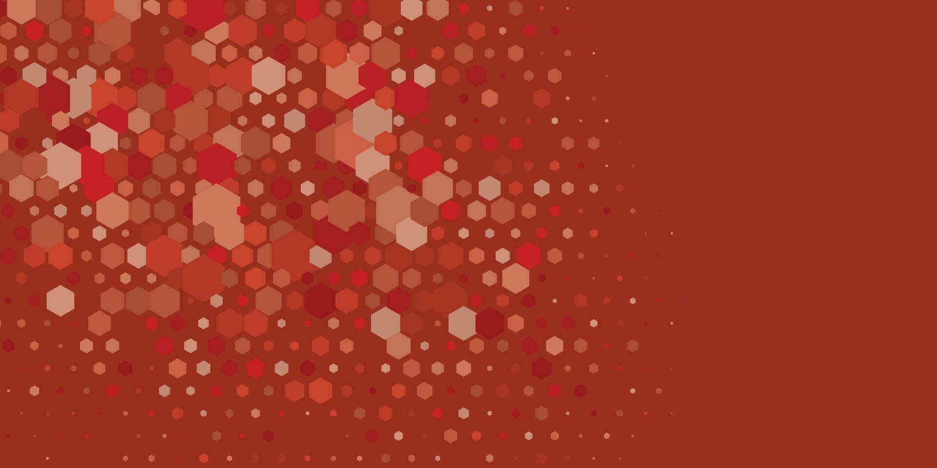 Geometric Multi size Hexagon with multi Color Background vector
