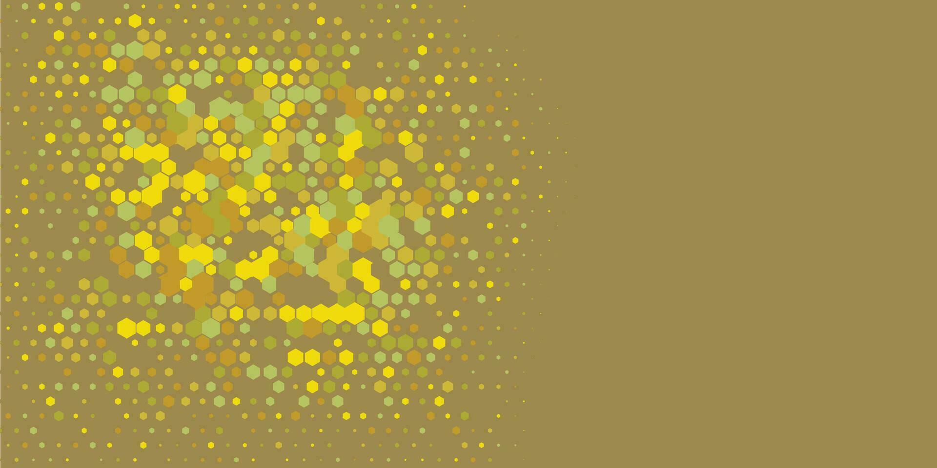 Geometric Multi size Hexagon with multi Color Background vector