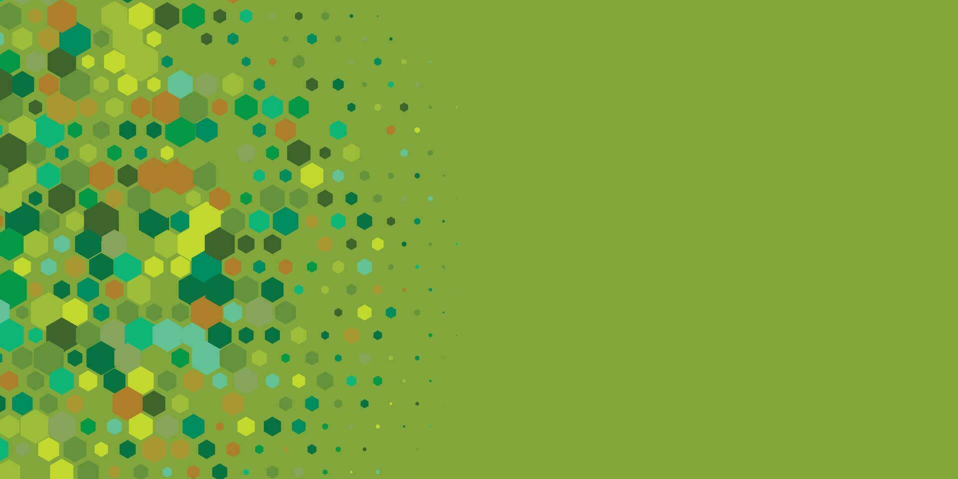 Geometric Multi size Hexagon with multi Color Background vector