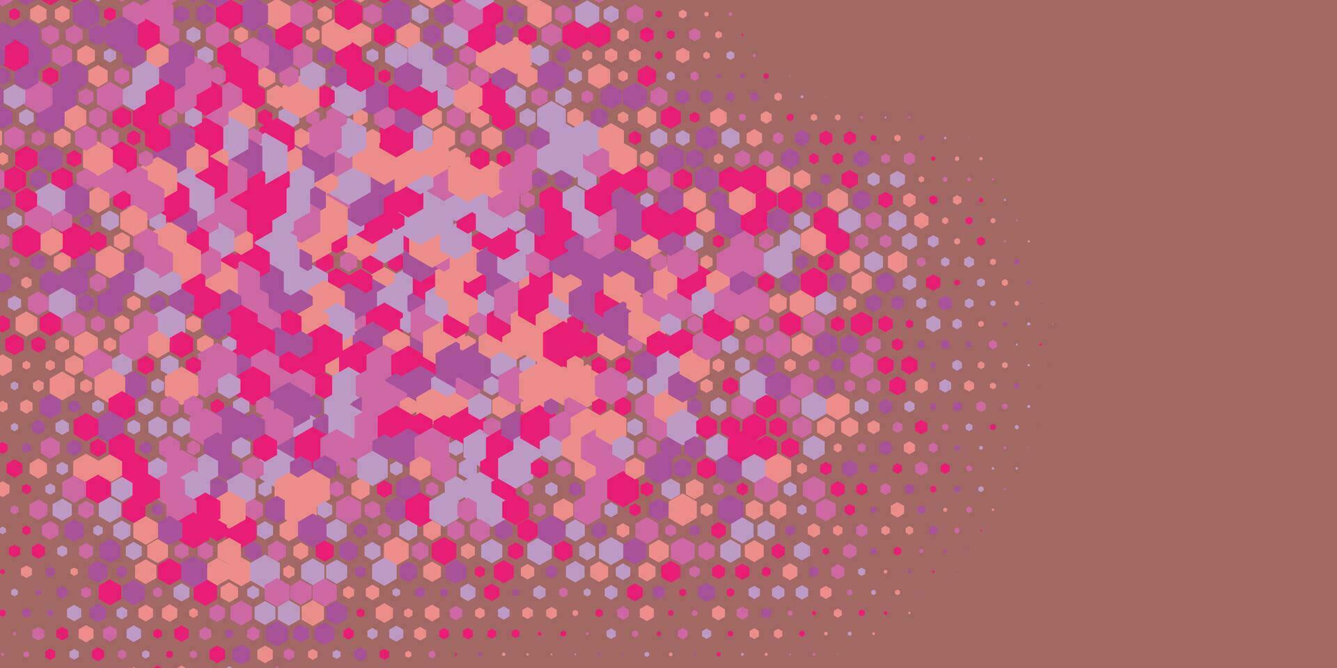 geométrico resumen hexágono multi color antecedentes vector