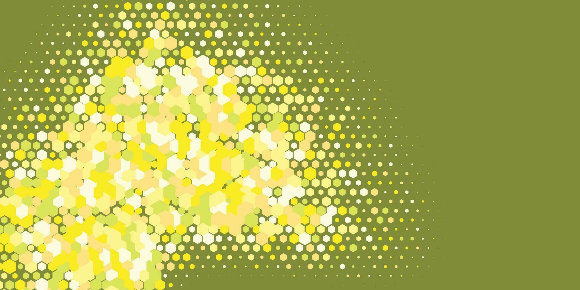 Geometric abstract Hexagon multi Color Background vector