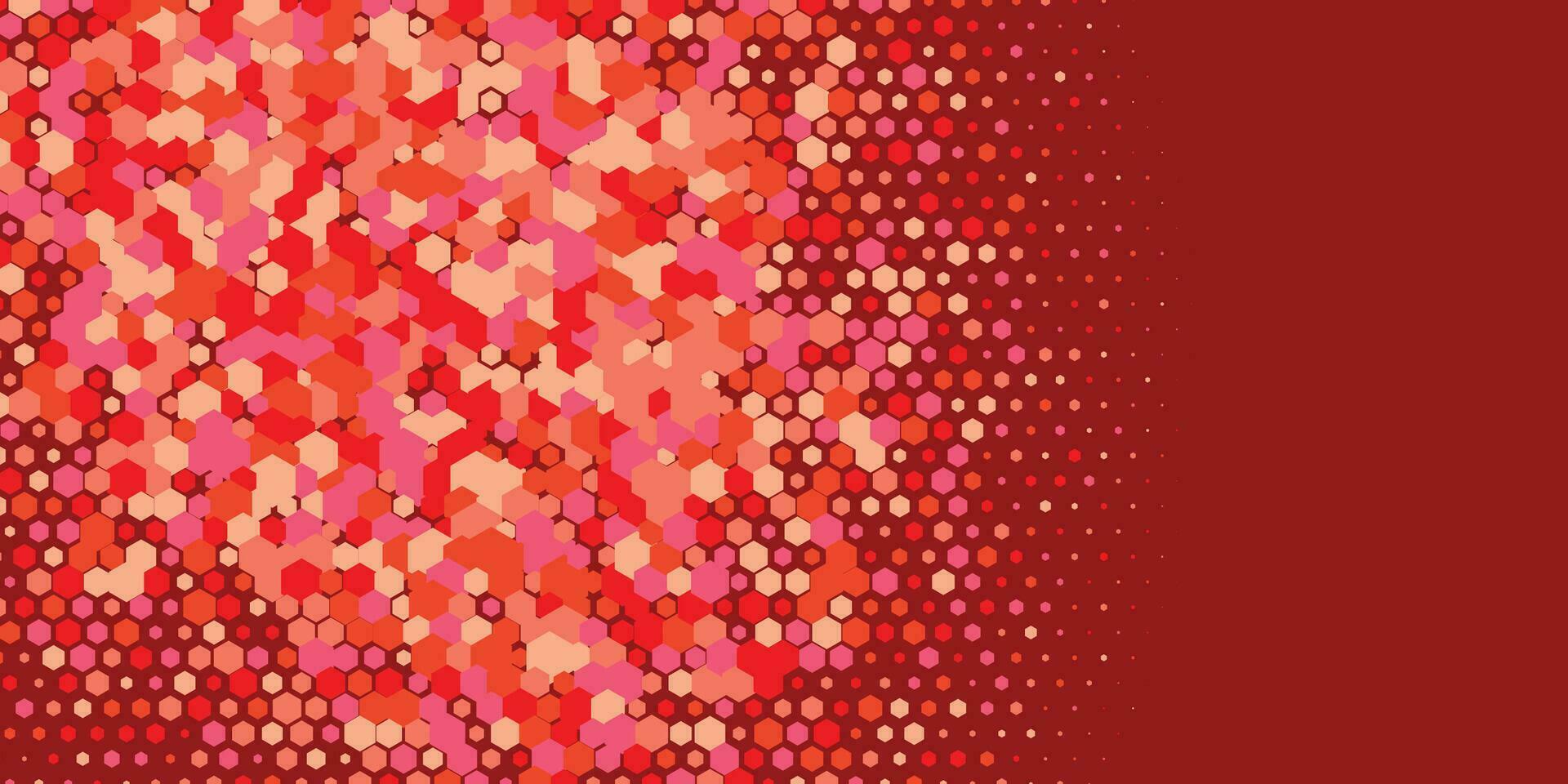 Geometric abstract Hexagon multi Color Background vector