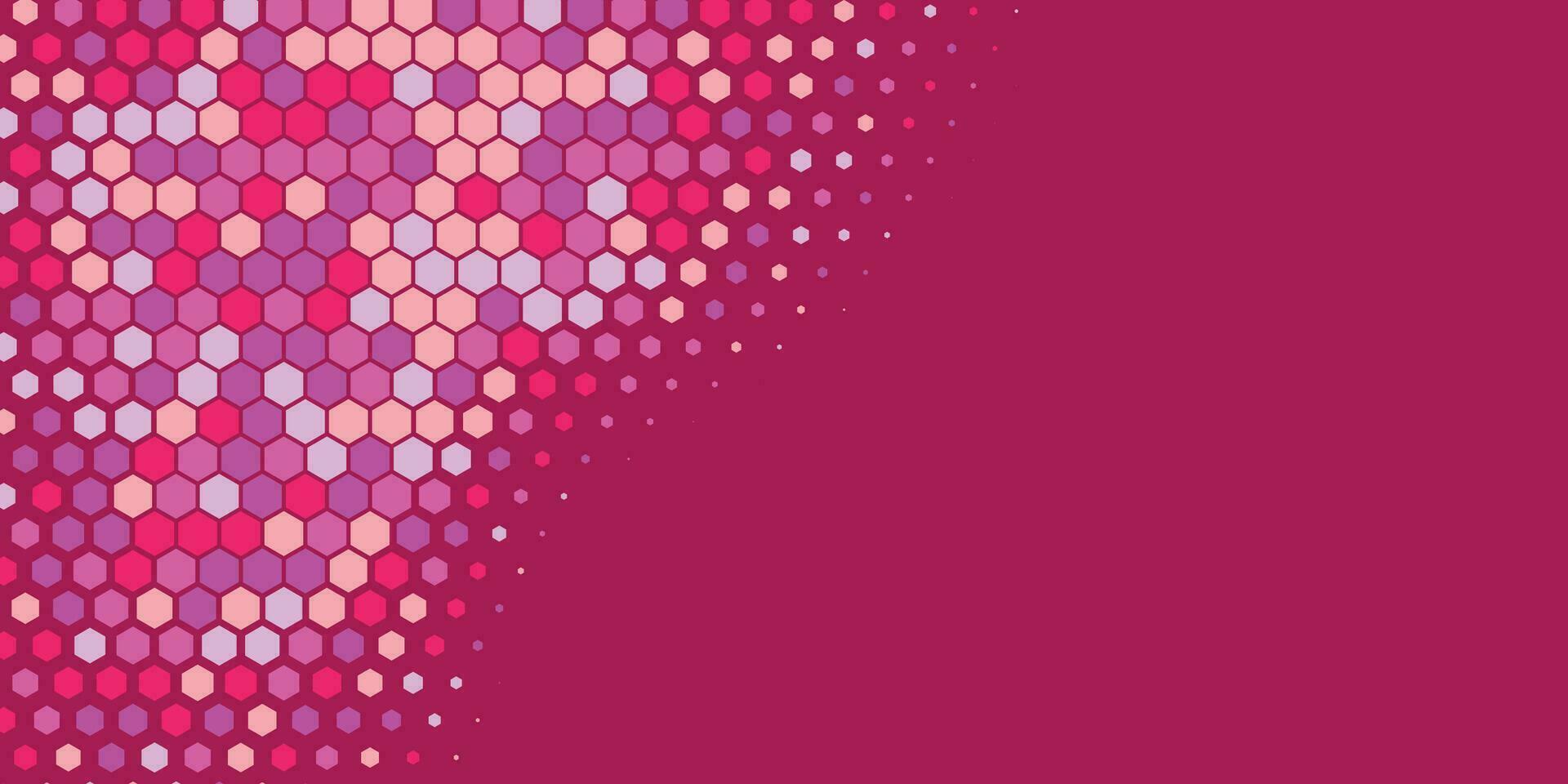 Geometric abstract Hexagon multi Color Background vector