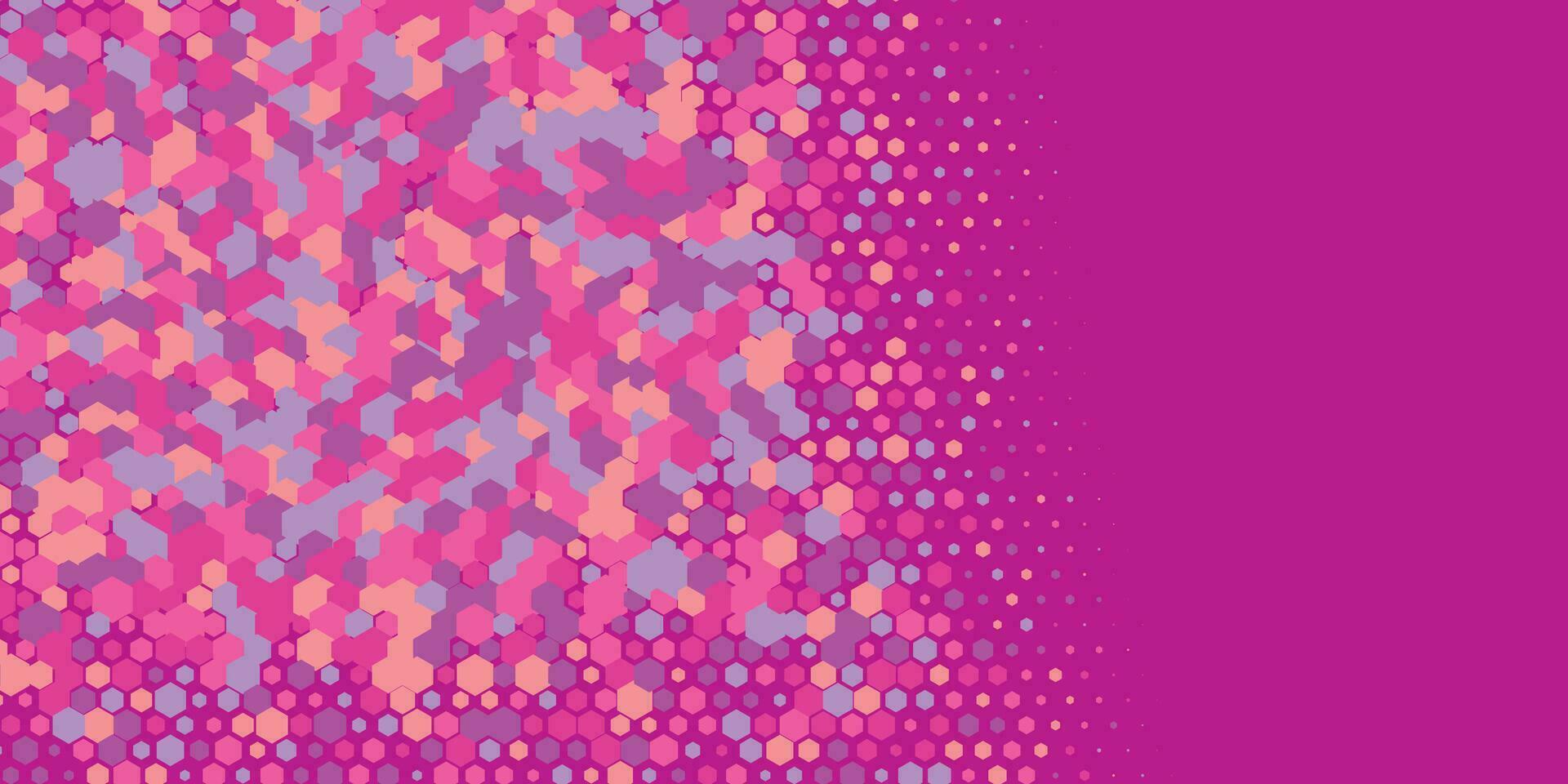 Geometric abstract Hexagon multi Color Background vector