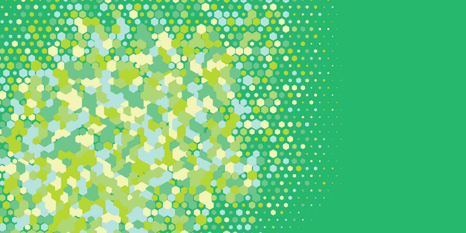 Geometric abstract Hexagon multi Color Background vector
