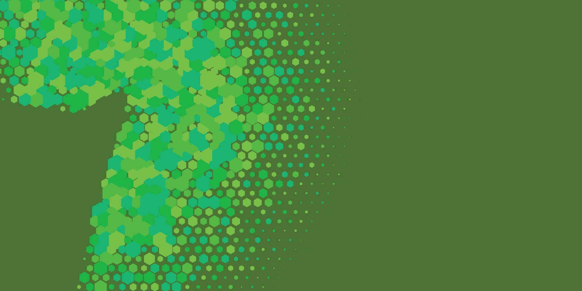 Geometric abstract Hexagon multi Color Background vector