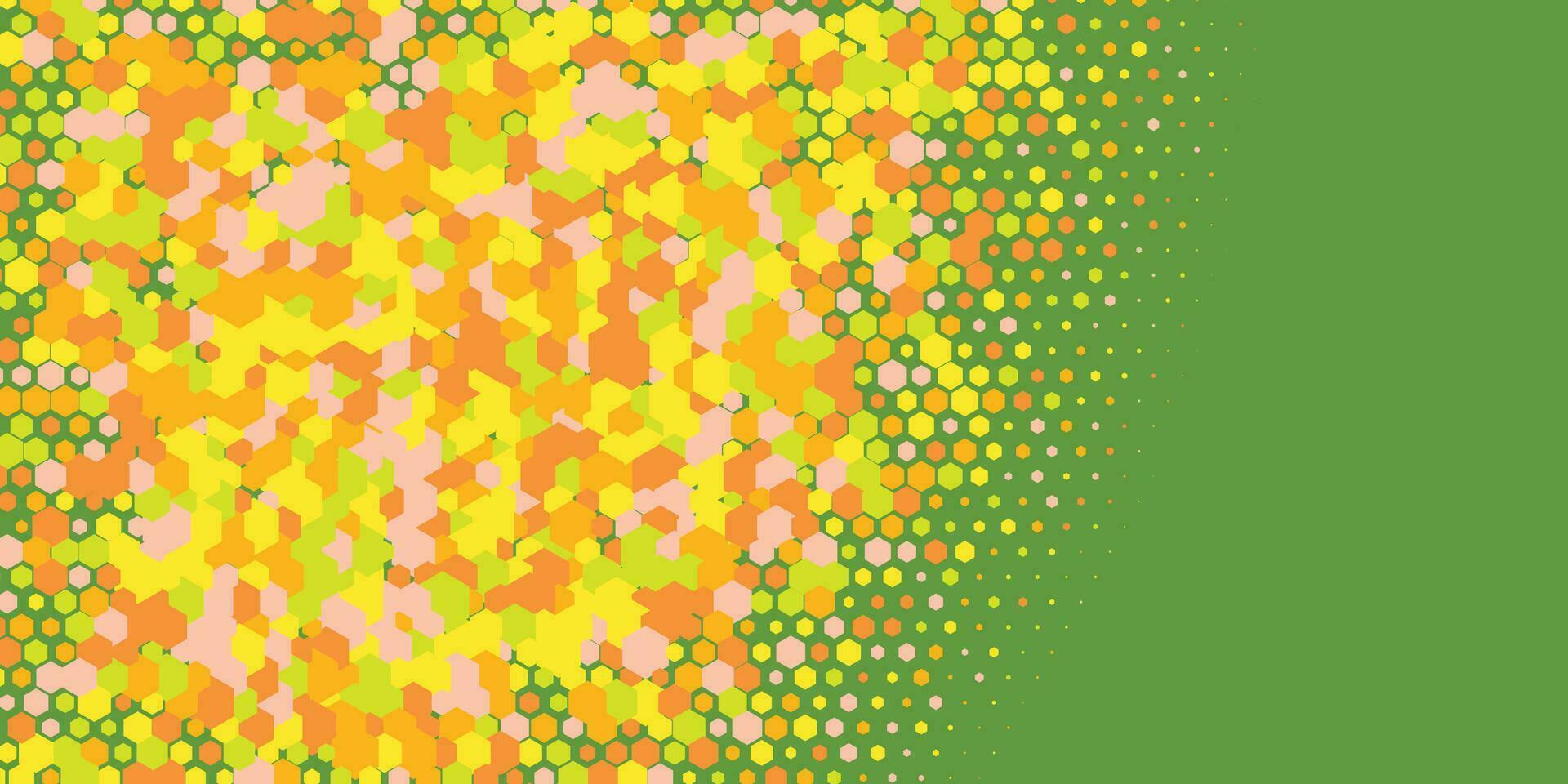 Geometric abstract Hexagon multi Color Background vector