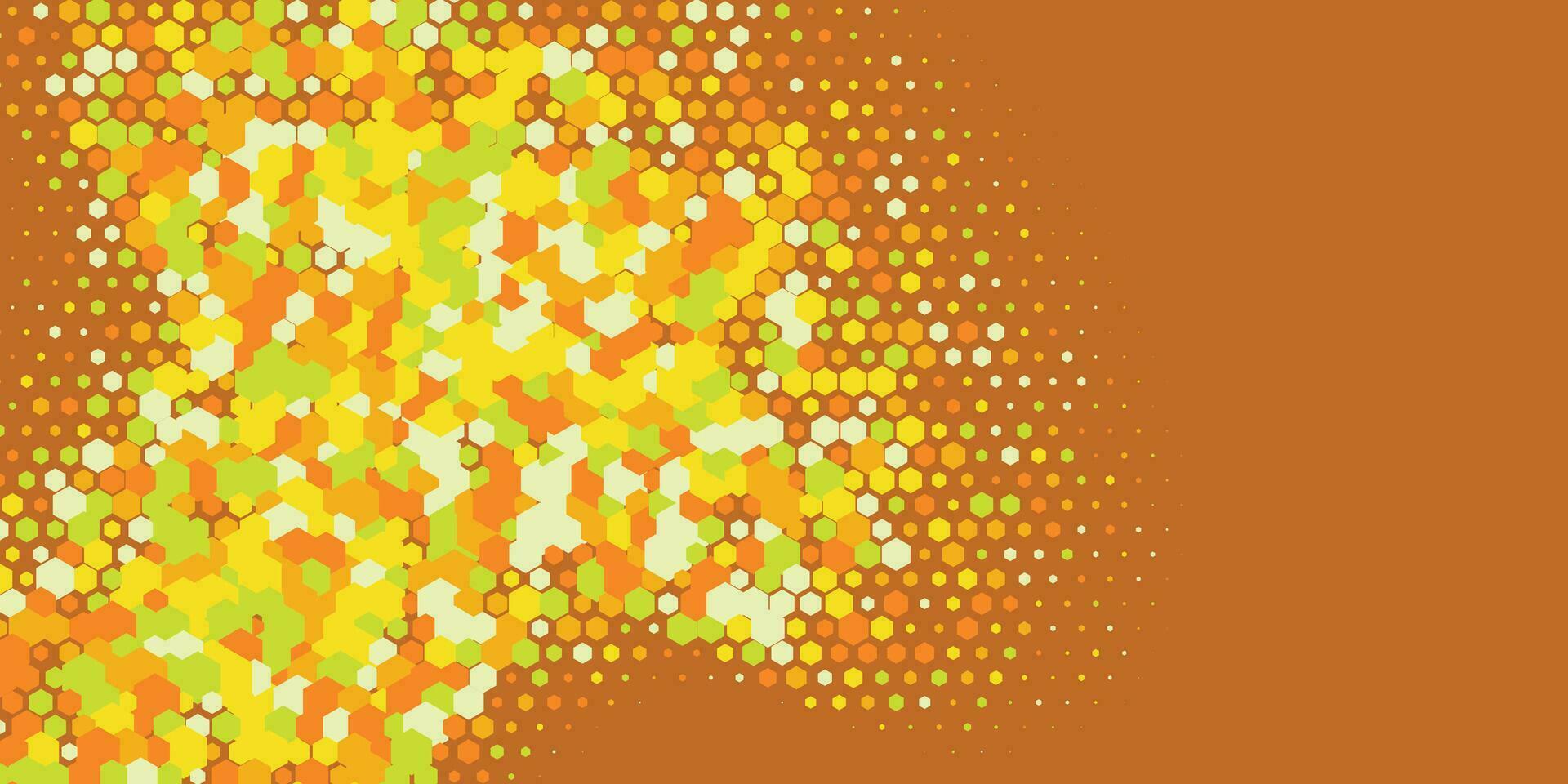 Geometric abstract Hexagon multi Color Background vector