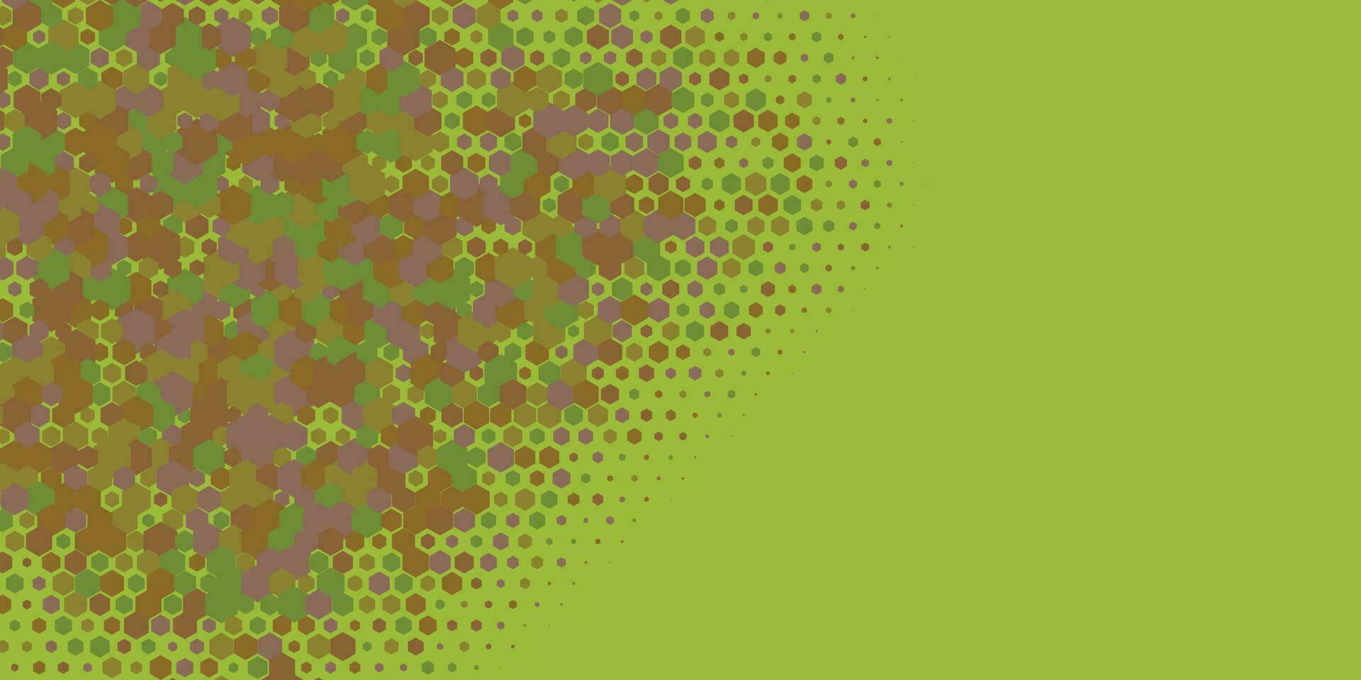 Geometric abstract Hexagon Two Color Background vector