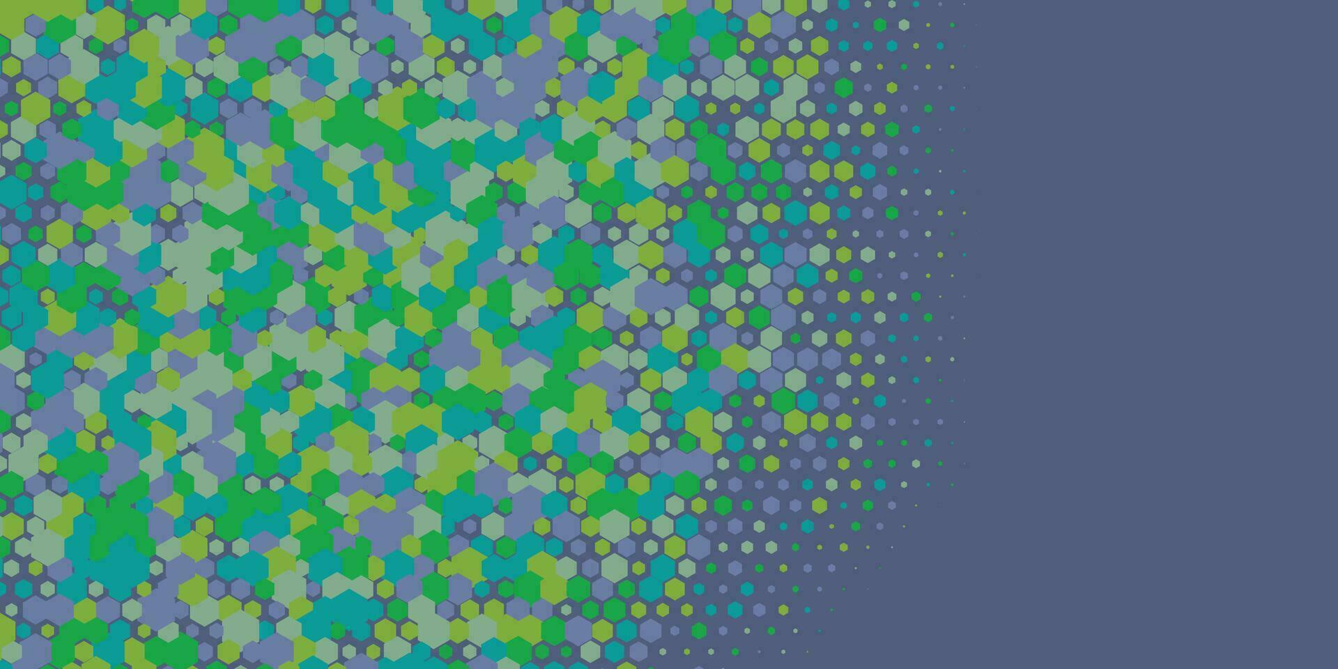 geométrico resumen hexágono dos color antecedentes vector