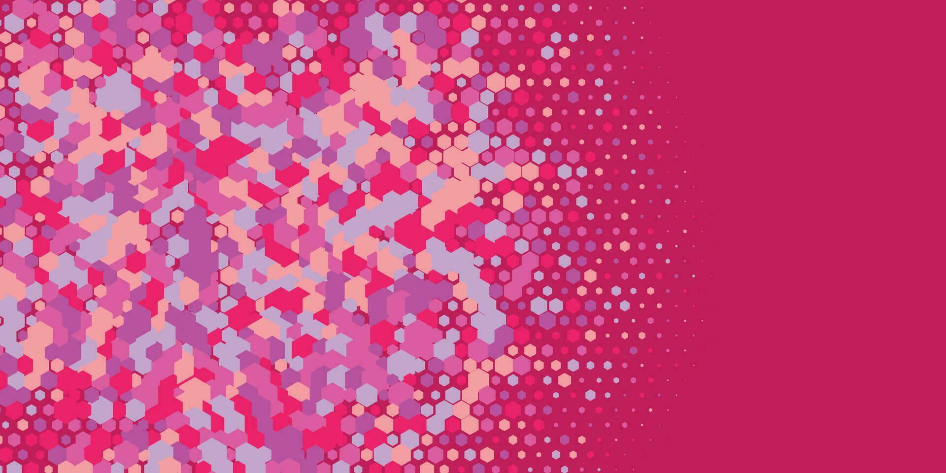 Geometric abstract Hexagon multi Color Background vector