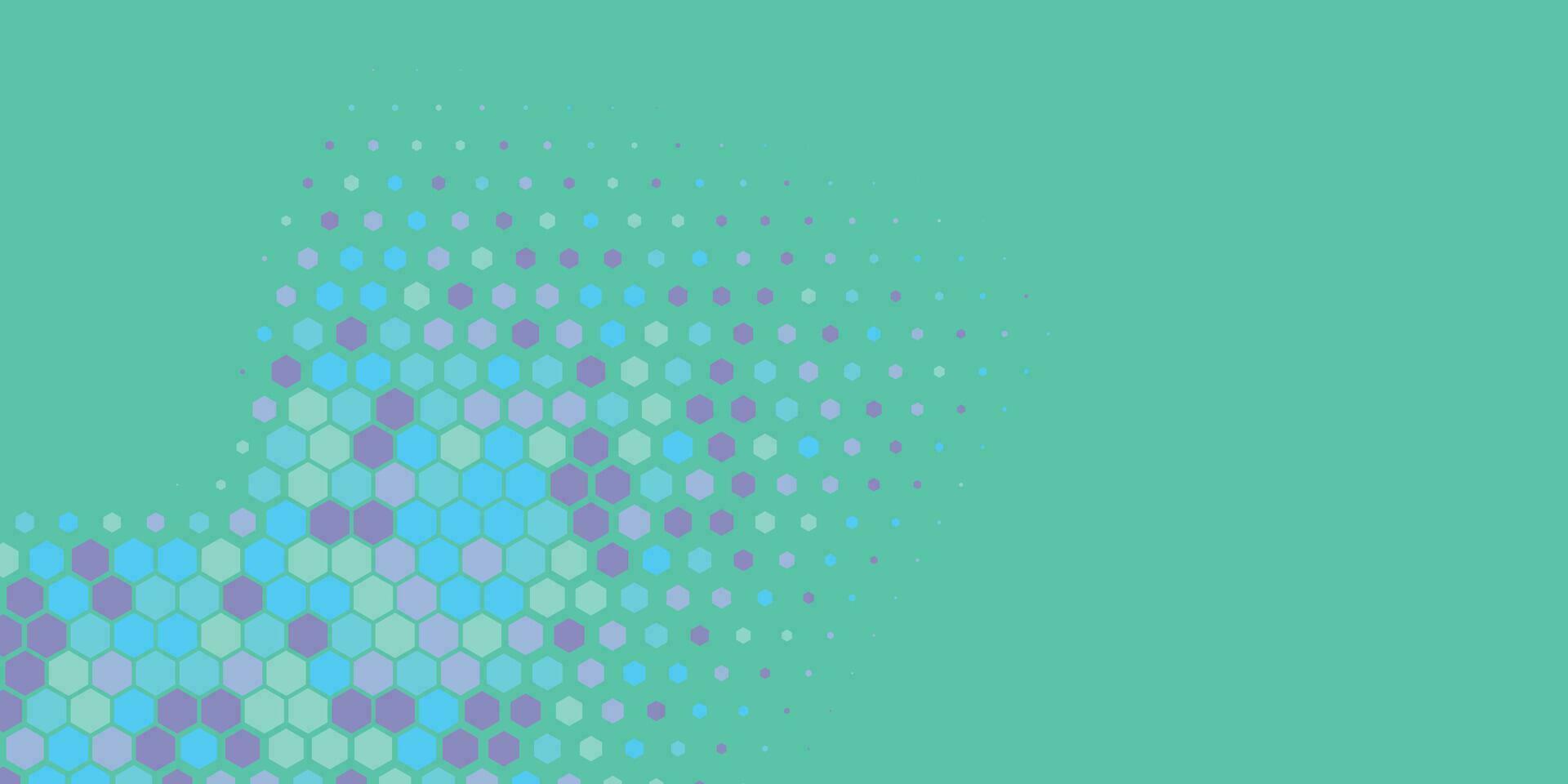 Geometric abstract Hexagon multi Color Background vector