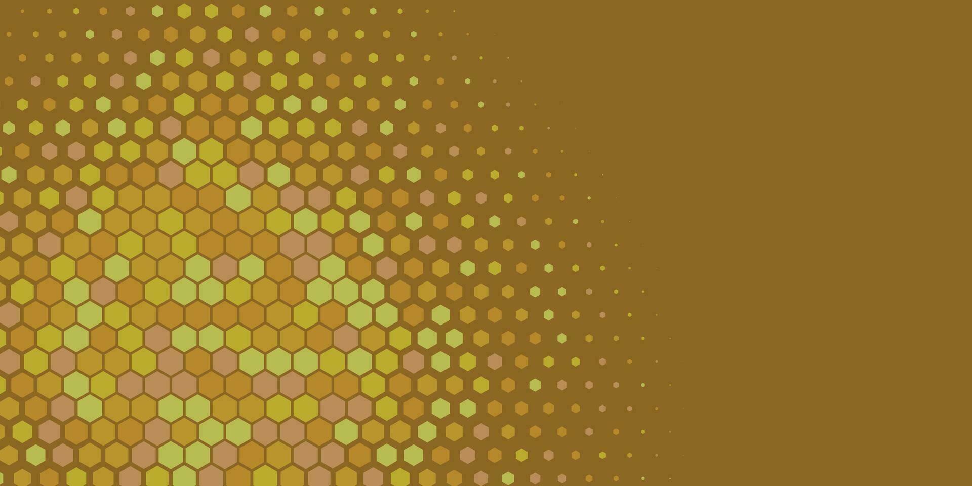 Geometric abstract Hexagon multi Color Background vector