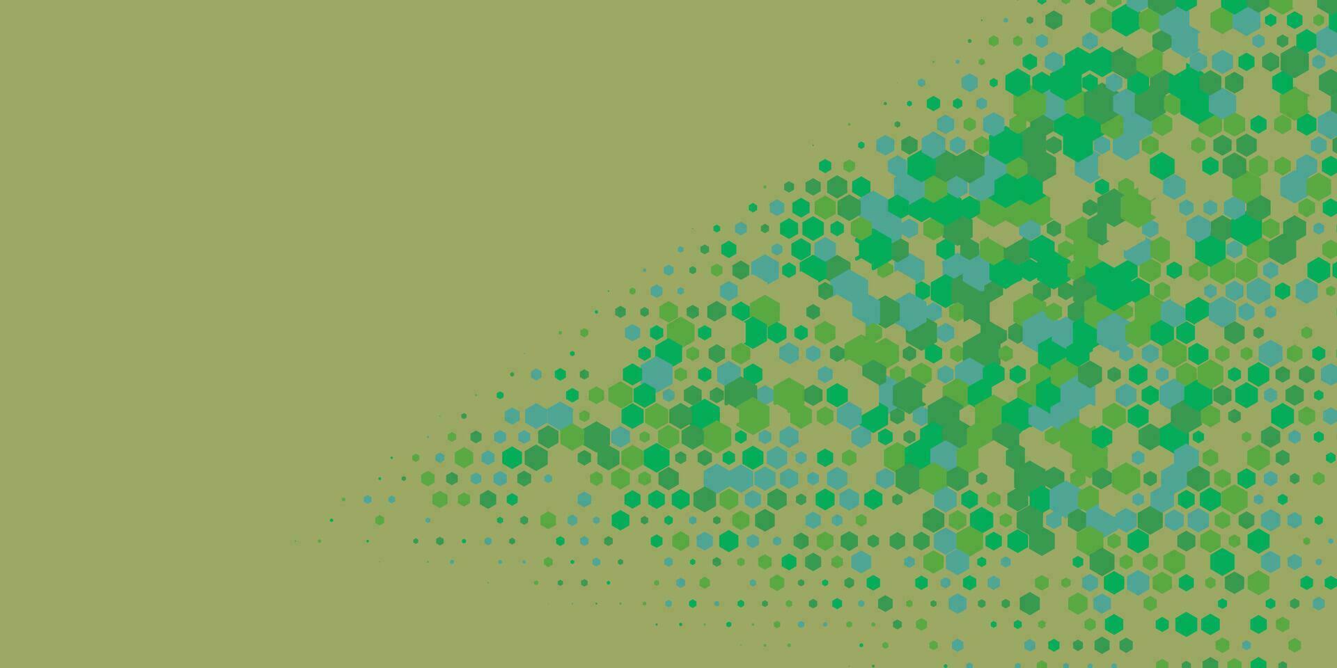 geométrico resumen hexágono dos color antecedentes vector