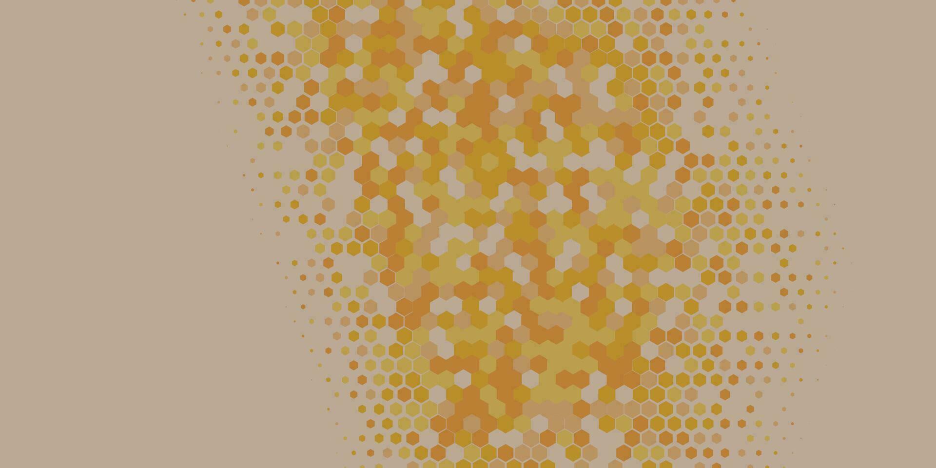 Geometric abstract Hexagon Two Color Background vector