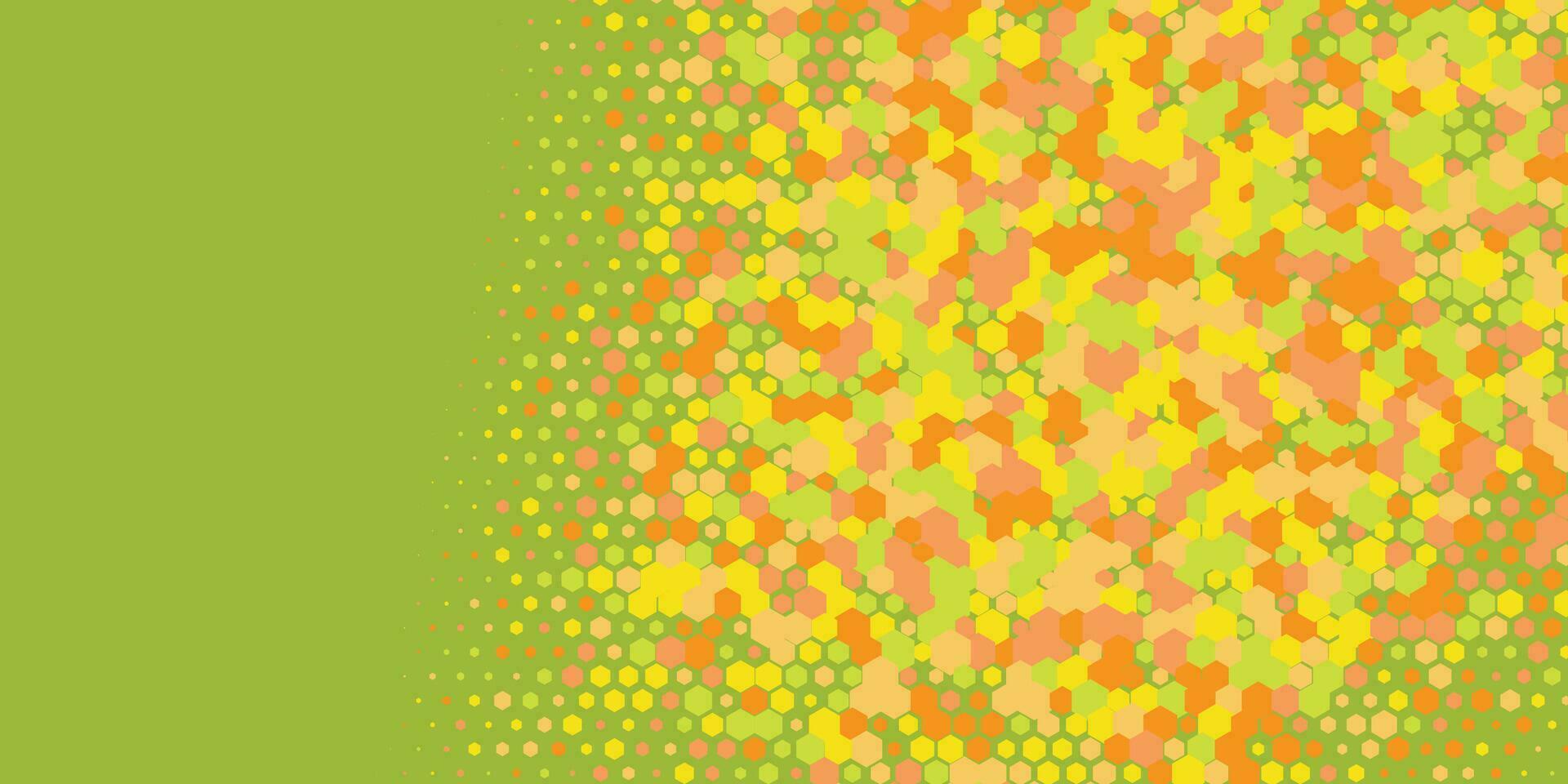 geométrico resumen hexágono dos color antecedentes vector