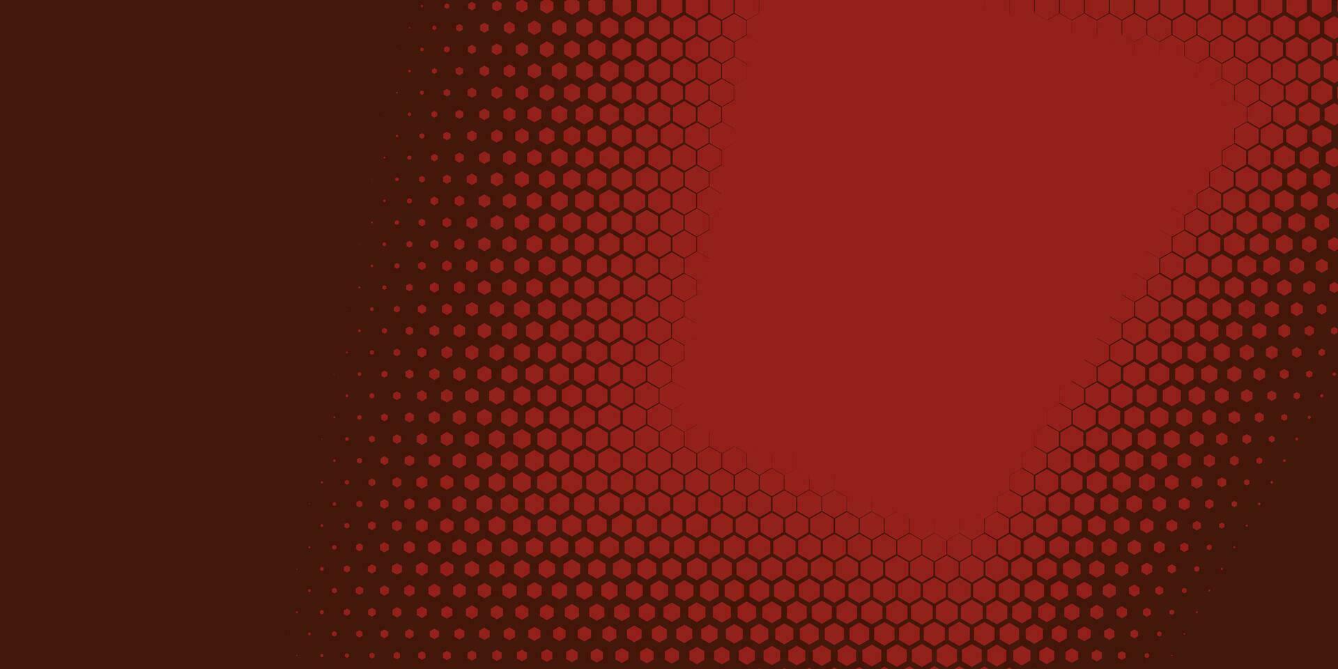 Geometric abstract Hexagon Two Color Background vector