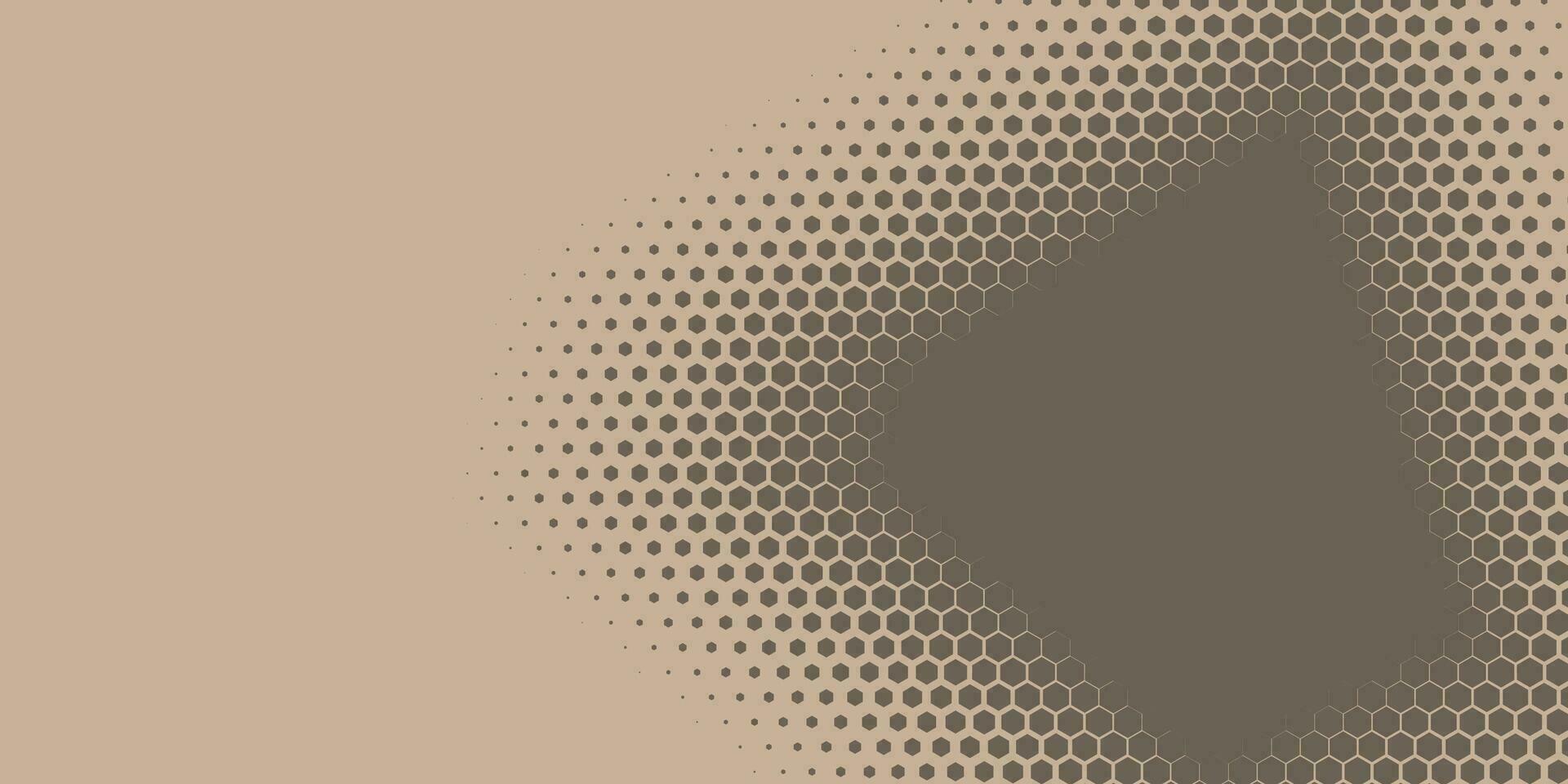 Geometric abstract Hexagon Two Color Background vector