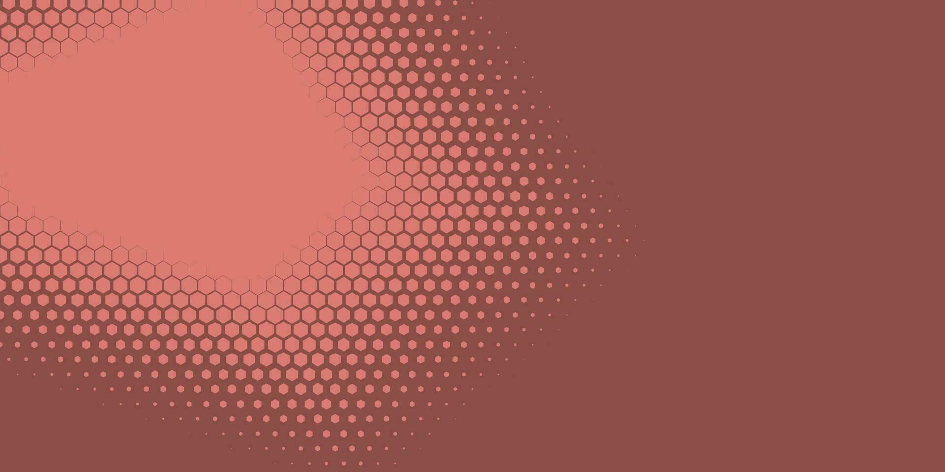 Geometric abstract Hexagon Two Color Background vector