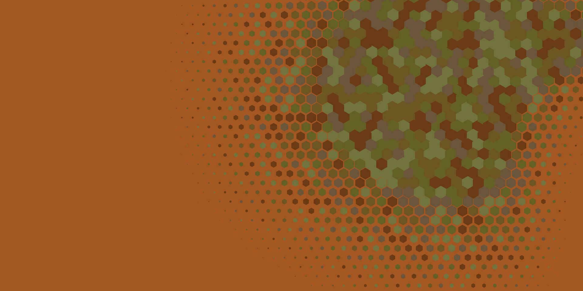 Geometric abstract Hexagon Two Color Background vector