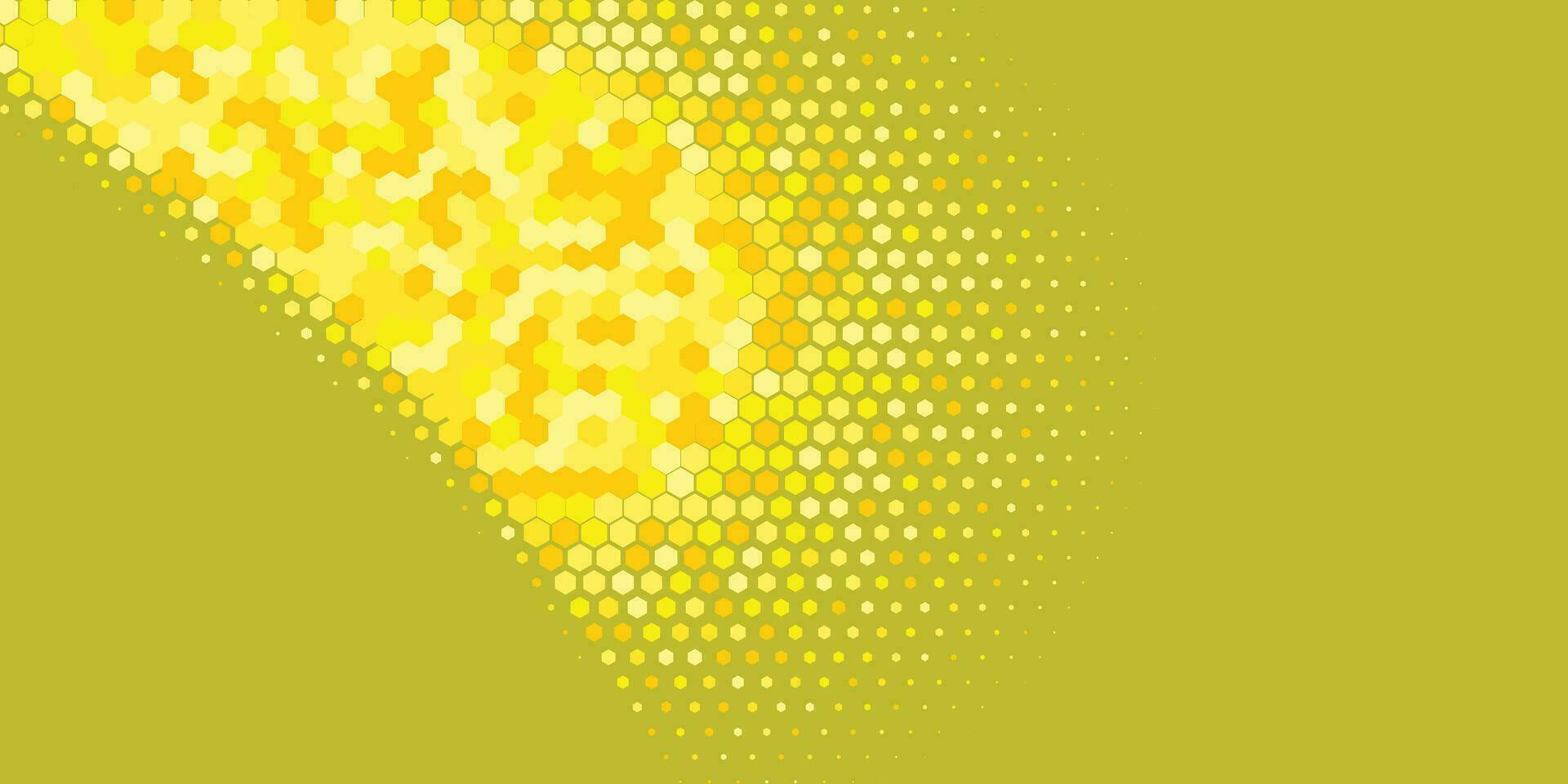 Geometric abstract Hexagon Two Color Background vector