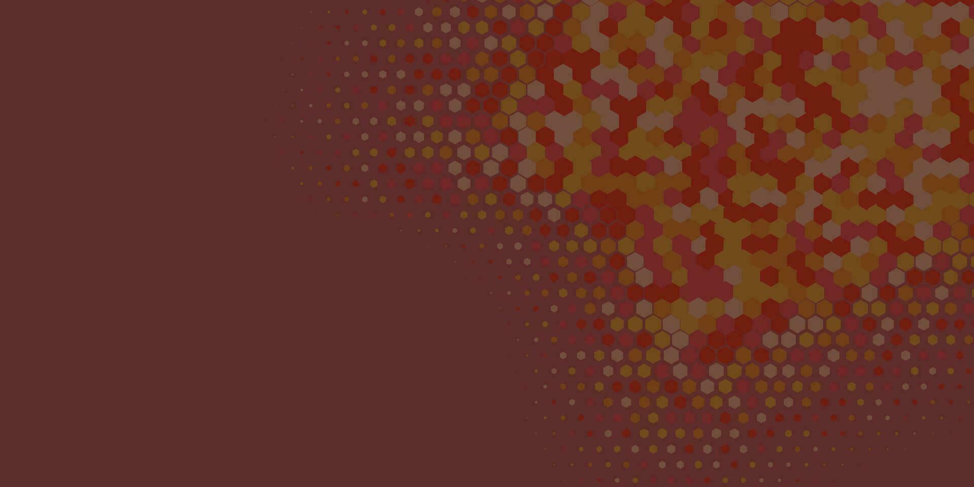 Geometric abstract Hexagon Two Color Background vector