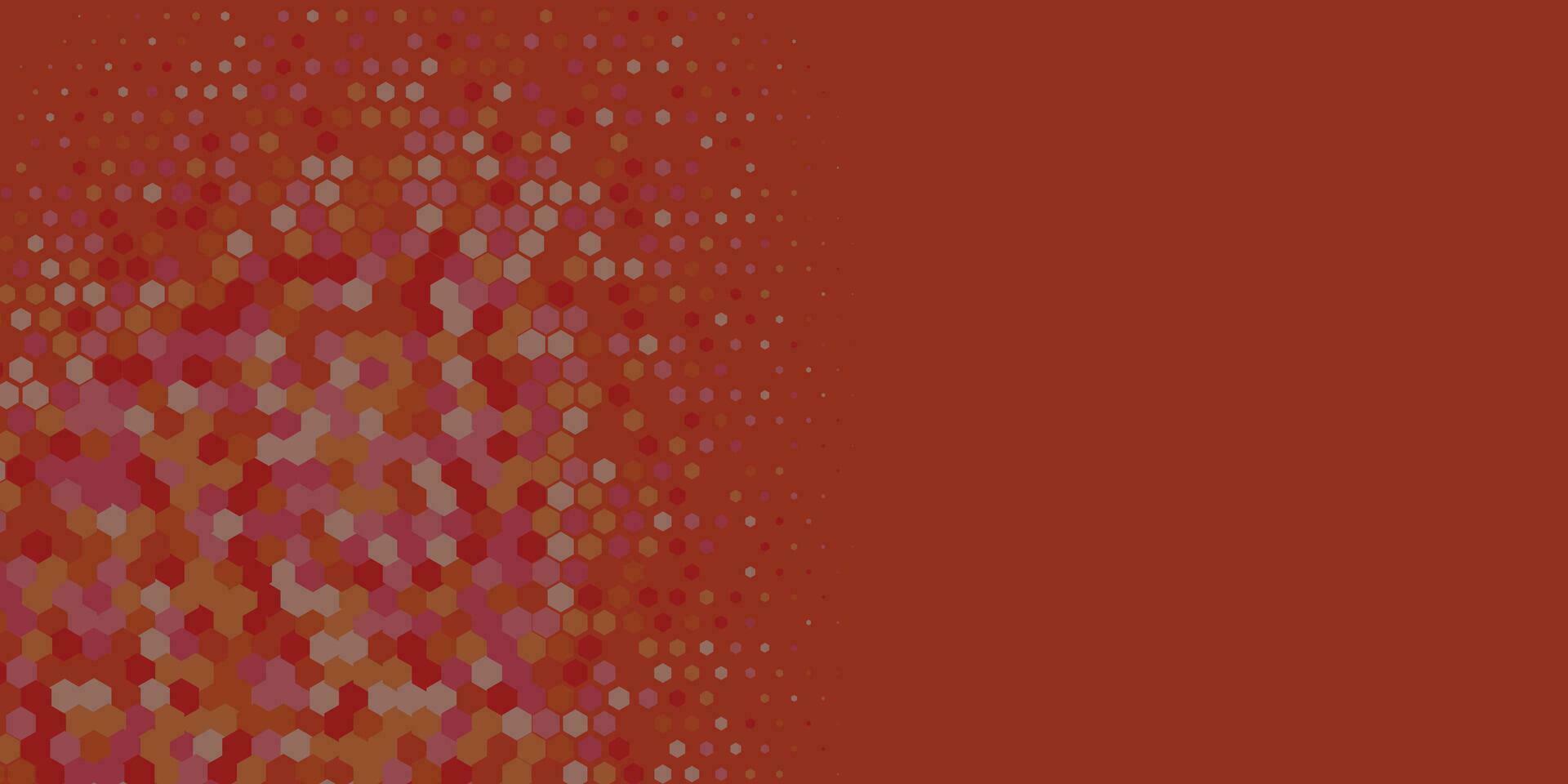 Geometric abstract Hexagon Two Color Background vector