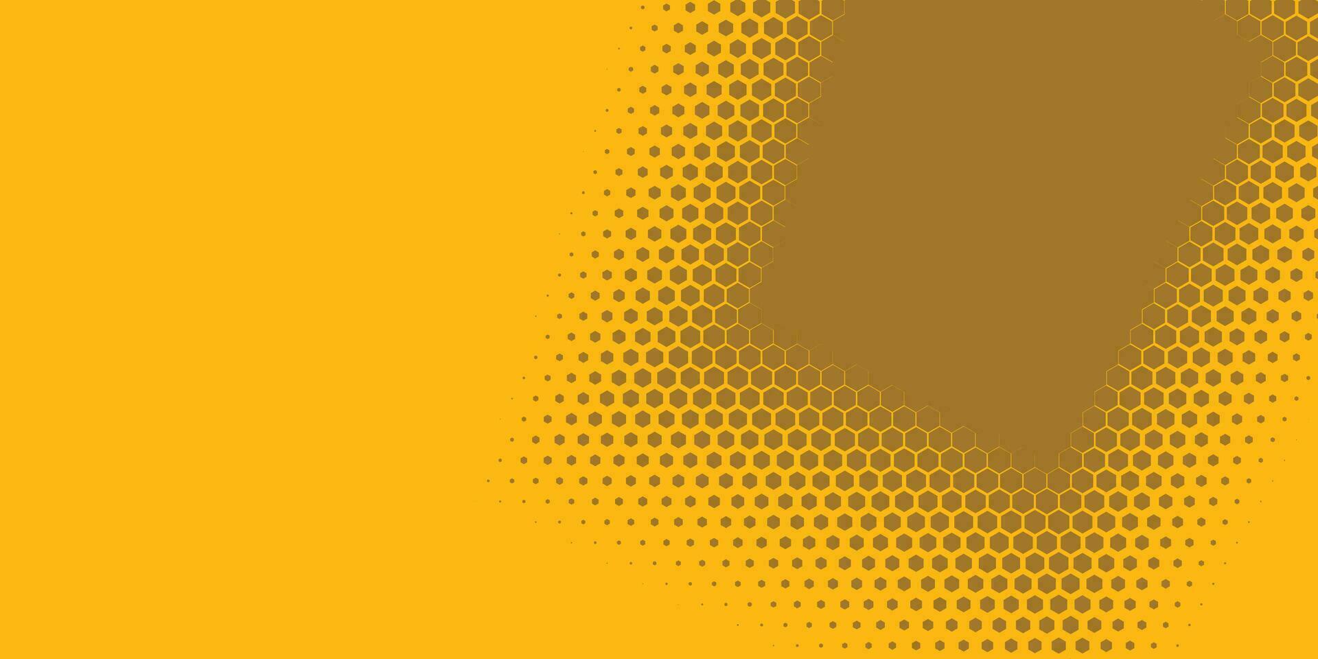 Geometric abstract Hexagon Two Color Background vector