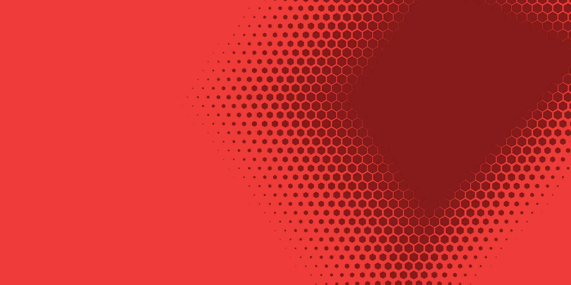 Geometric abstract Hexagon Two Color Background vector