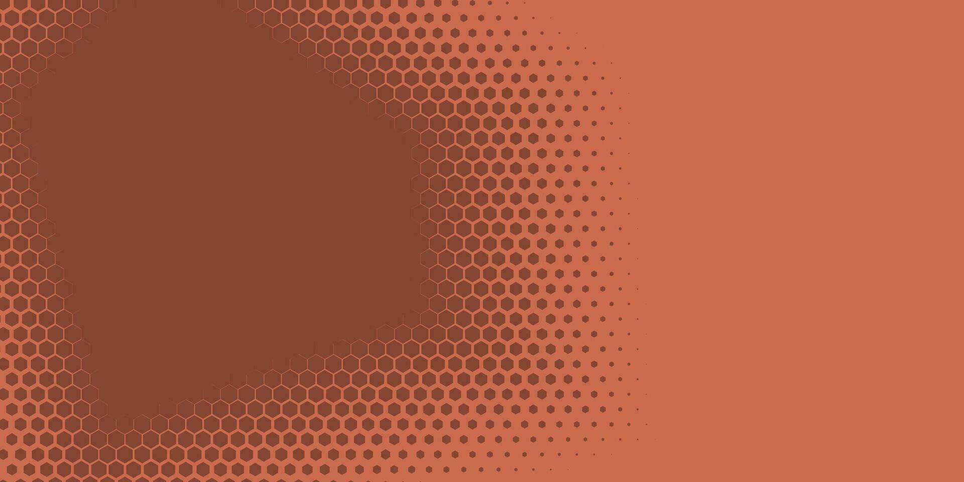 Geometric abstract Hexagon Two Color Background vector