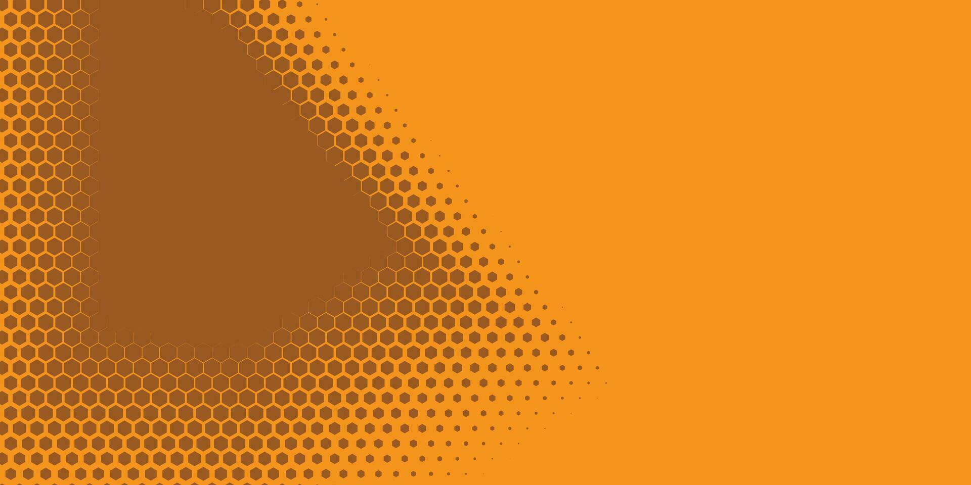 Geometric abstract Hexagon Two Color Background vector