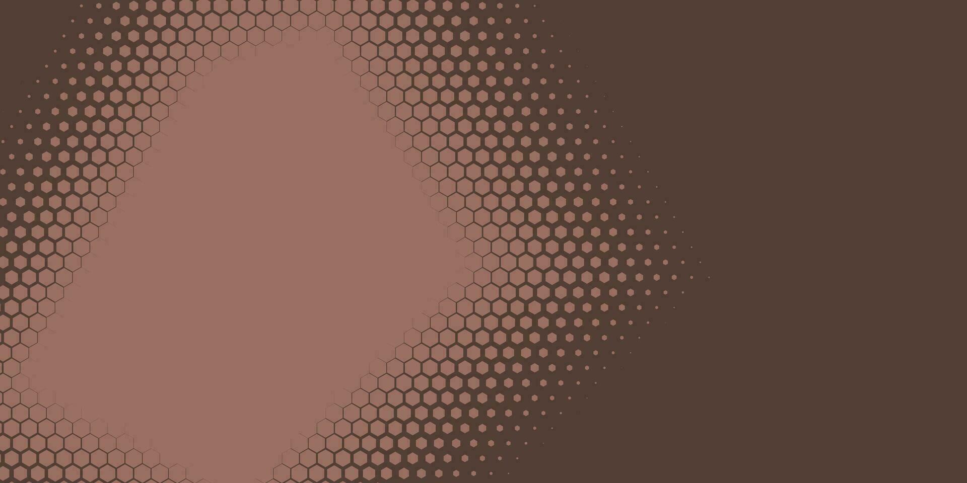 Geometric abstract Hexagon Two Color Background vector