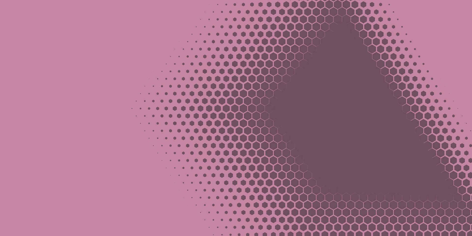 Geometric abstract Hexagon Two Color Background vector