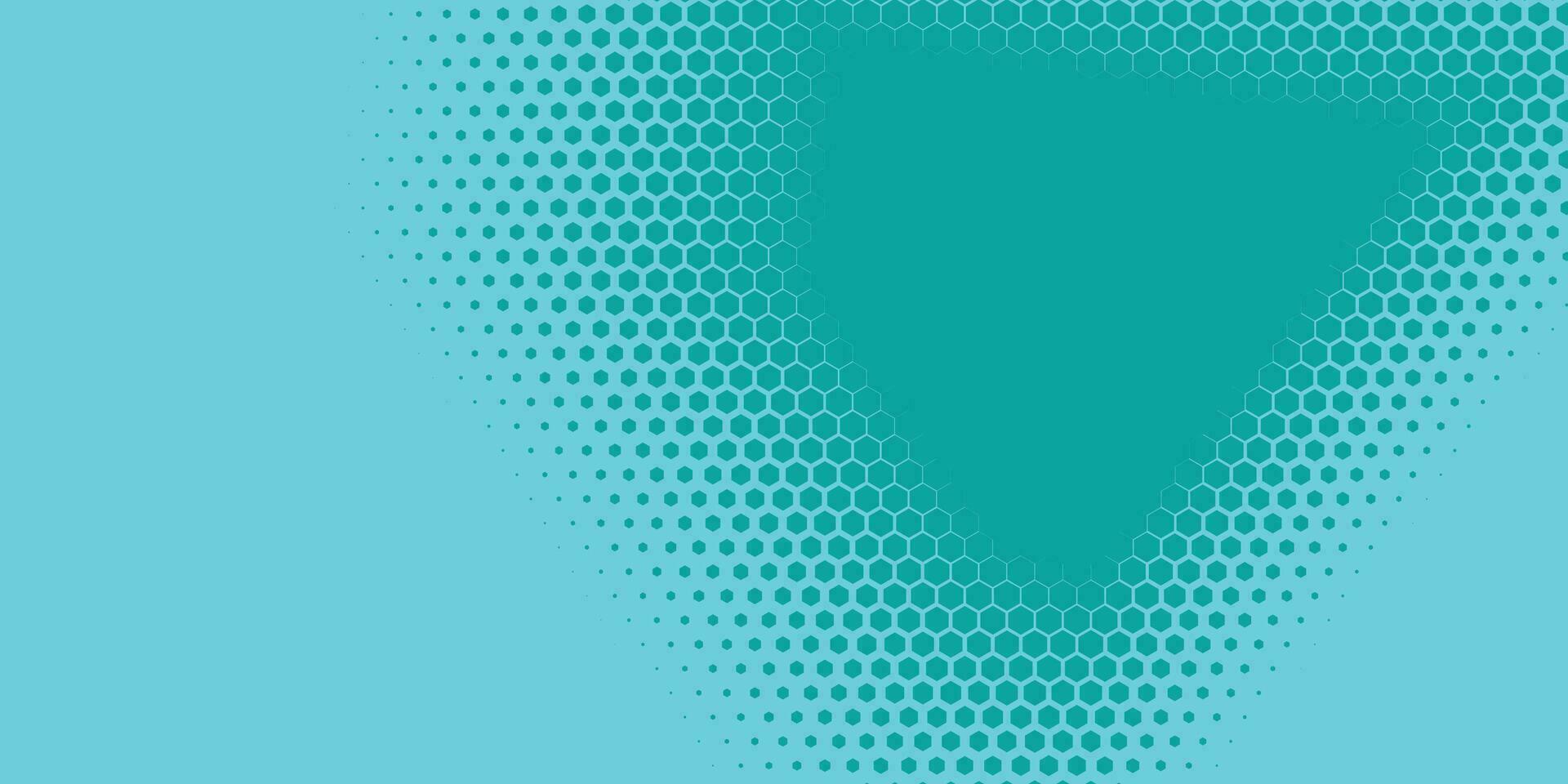 Geometric abstract Hexagon Two Color Background vector