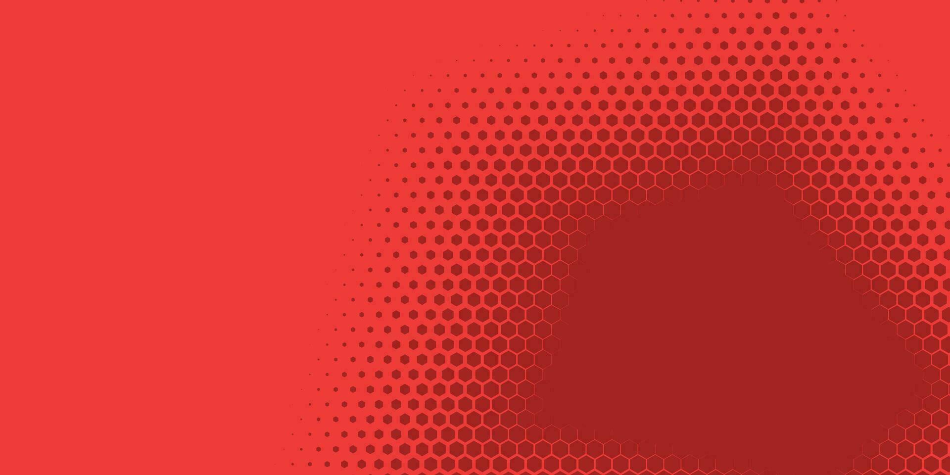 Geometric abstract Hexagon Two Color Background vector