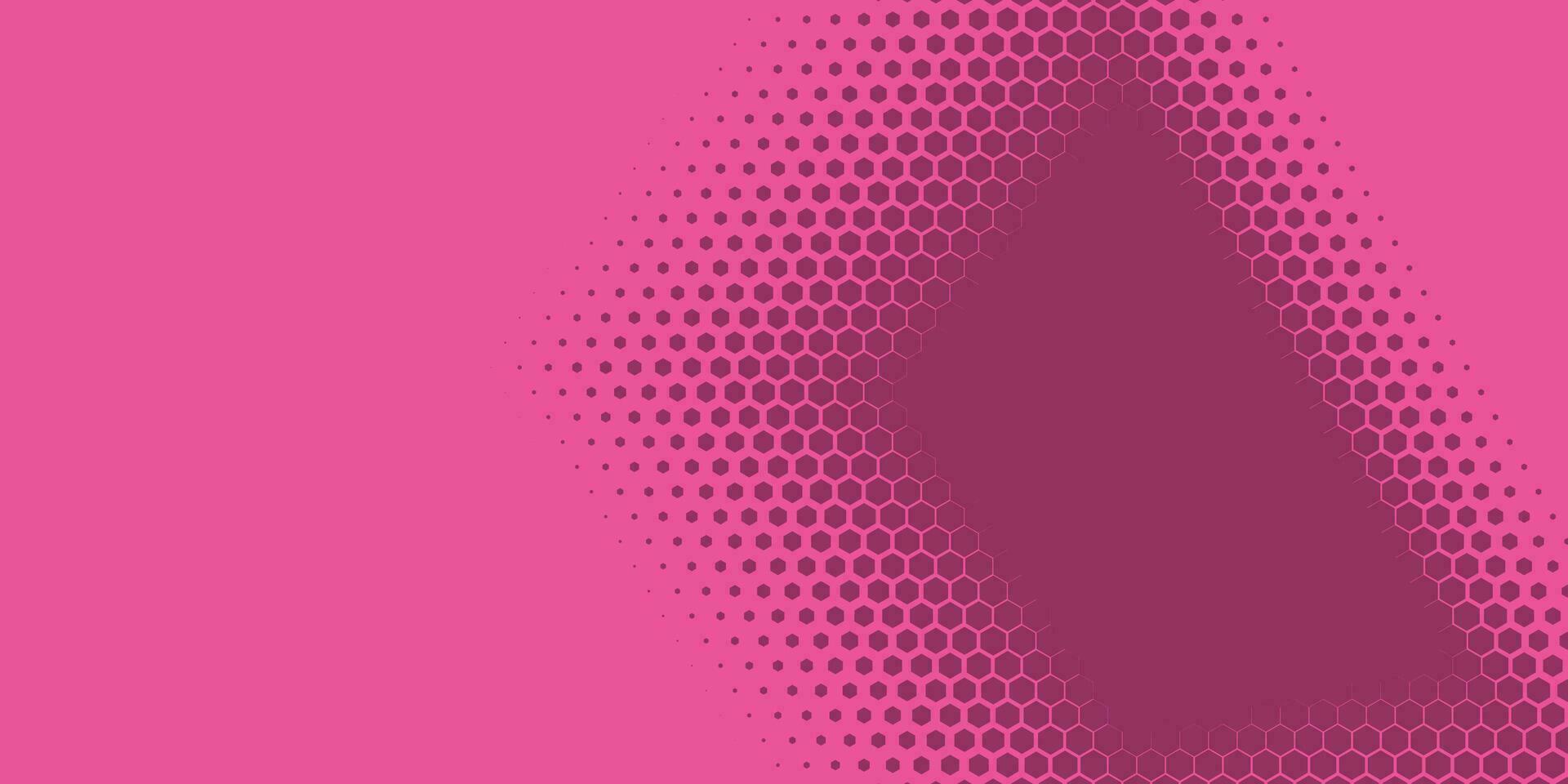 Geometric abstract Hexagon Two Color Background vector