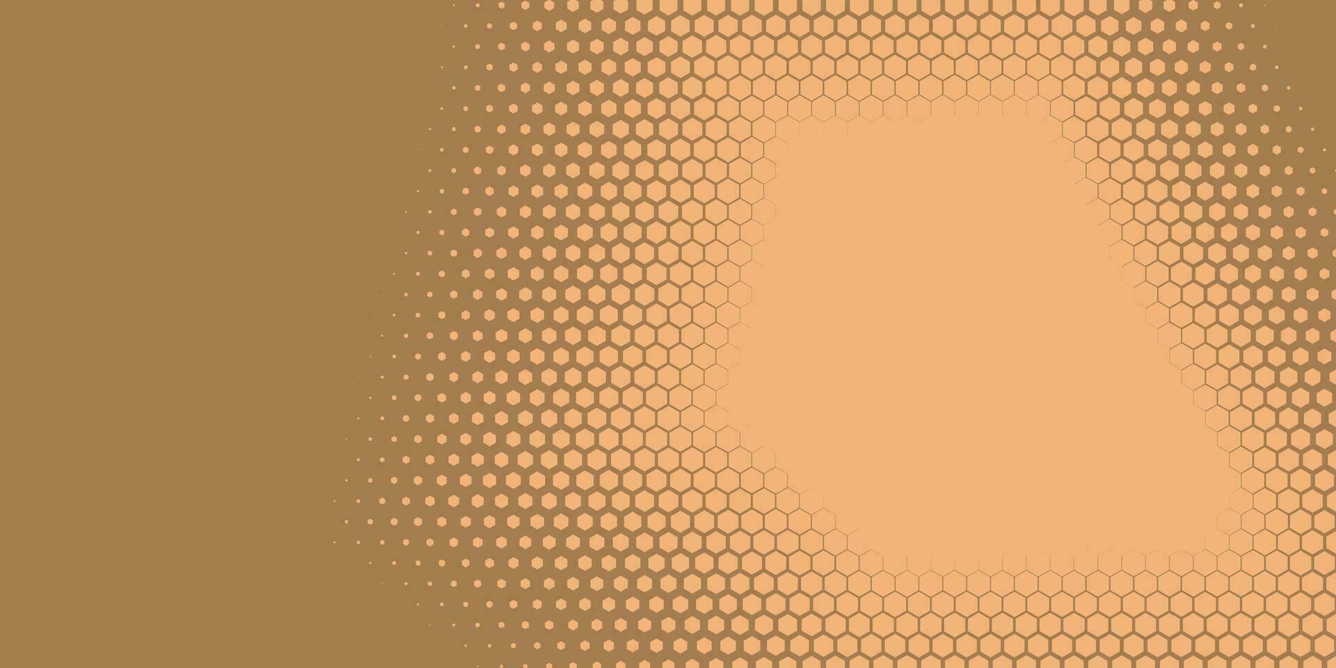 Geometric abstract Hexagon Two Color Background vector