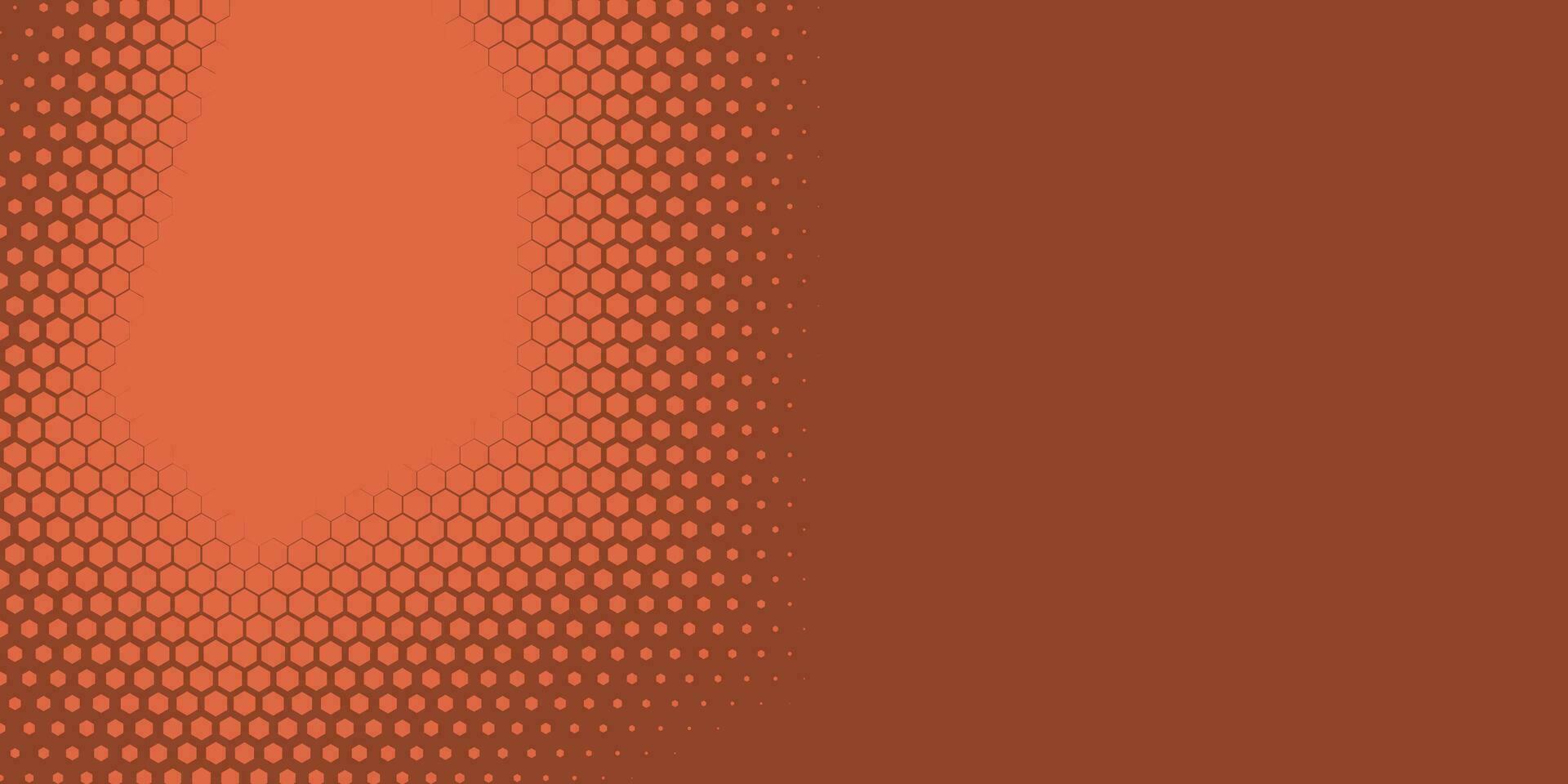 Geometric abstract Hexagon Two Color Background vector