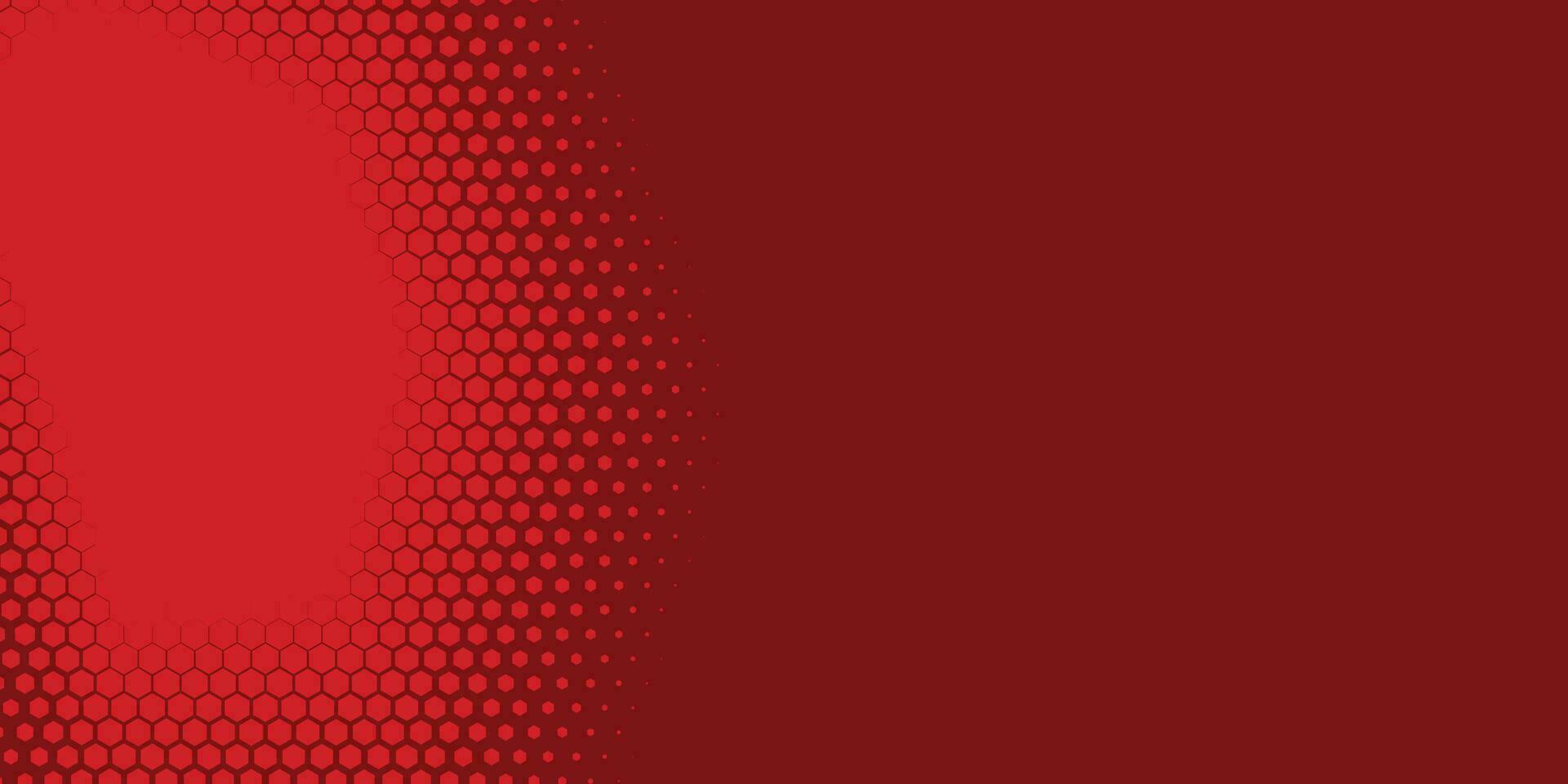 Geometric abstract Hexagon Two Color Background vector