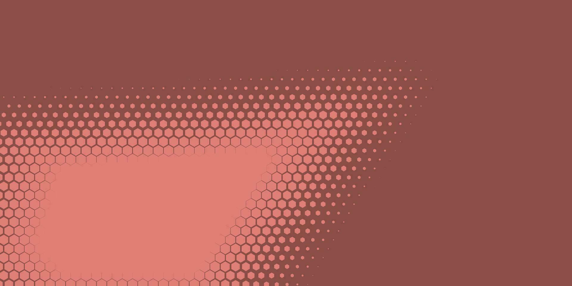 Geometric abstract Hexagon Two Color Background vector
